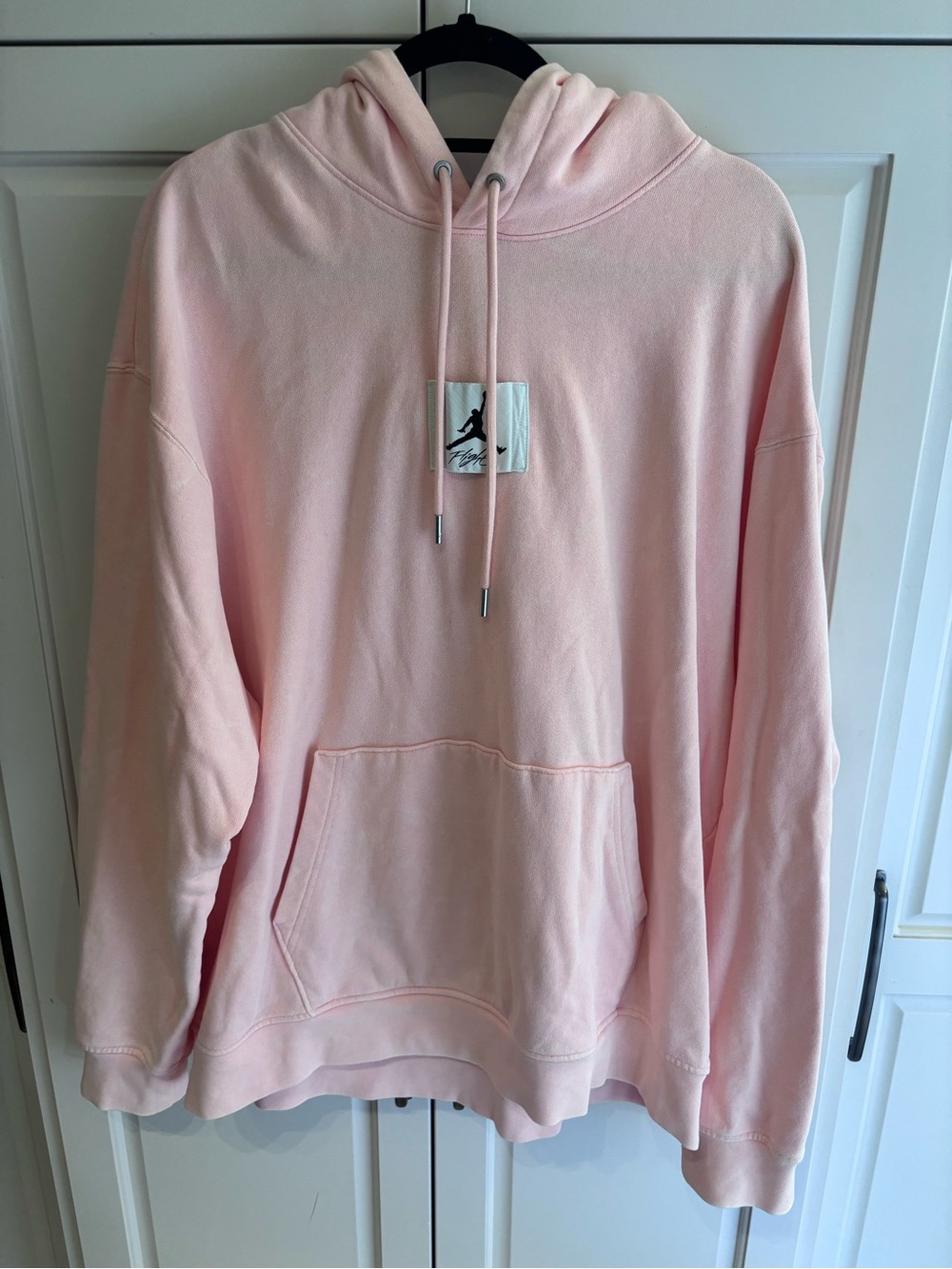 Jordan flight jumpman pink oversized hoodie men’s xl streetwear